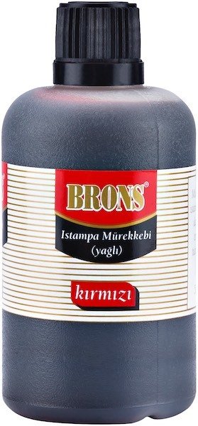 Brons Istampa Mürekkebi 500Cc Kırmızı Br-322