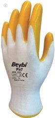 Beybi Pn7 Nitril Eldiven 9L Sarı