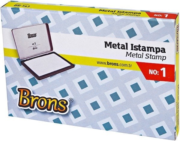 Brons Istampa No:1 Metal 9X14 Br-143