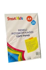 Smart Kids Renkli Fotokopi Kağıdı 5 Renk 100 lü