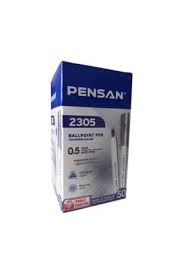 Pensan 2305 Üçgen Tükenmez Kalem 0,5mm Mavi 50 Li