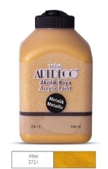 Artdeco Akrilik Boya 500Ml Metalik Altın 071L-3721