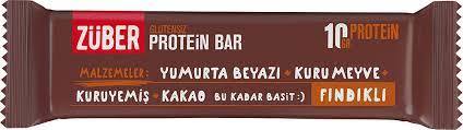 Züber Glutensiz Protein Bar Fındıklı