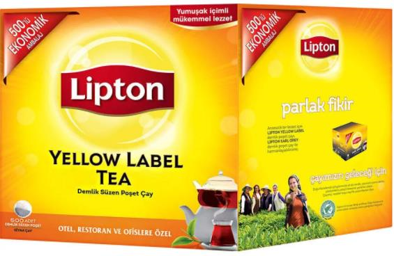 Lipton Demlik Poşet Çay Yellow Label 3,2grX500 Lü 70007777