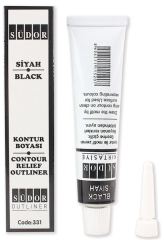Südor Kontur Boyası Siyah 25 ML SD331