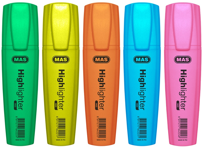 Mas Fosforlu Kalem 6423 5li Set