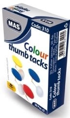 Mas Renkli Raptiye Pvc Kaplı Karışık 310