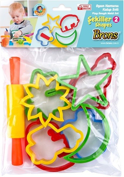 Brons Oyun Ham. Büyük Şekiller Seti Br-474