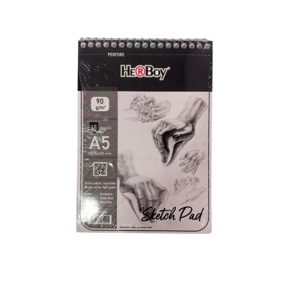 Herboy Sketch Pad Spralli A5 90gr 40 Yaprak