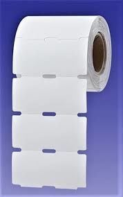 Tanex 38mmx80m Çentikli Eco Karton Raf Etiket 40mm Kuka 500lü Sarım