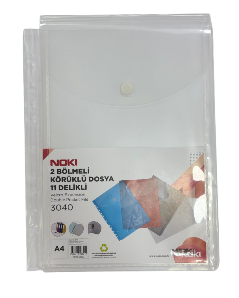 Noki 2 Bölmeli Körüklü Dosya 11 Delikli