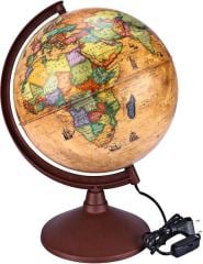 Brons Küre Antik Işıklı 30 Cm BR-813