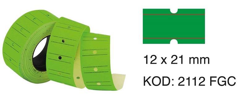Tanex Motex Etiket 12X21 Florasan Yeşil 800 Lü
