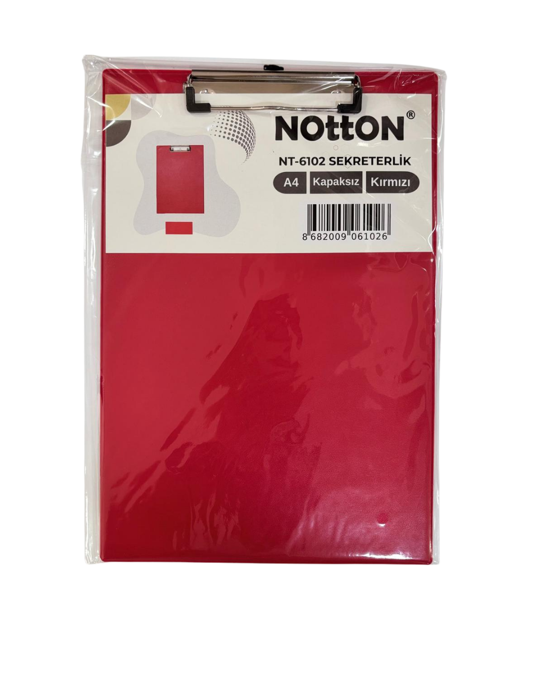 Notton Sekreterlik A4 Kapaksız Kırmızı NT-6102