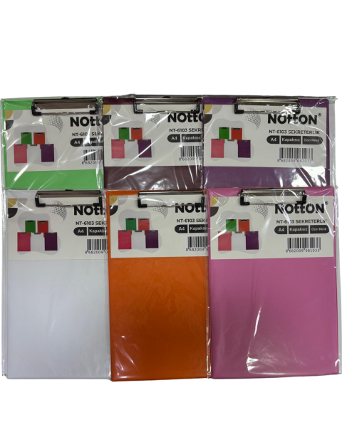 Notton Sekreterlik A4 Kapaksız Pastel Özel Renkler NT-6103