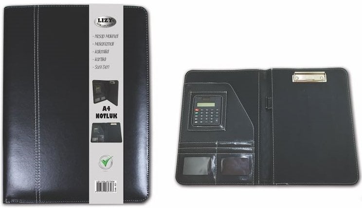 Liz Sekreter Blok Suni Deri Hesap Makineli 823