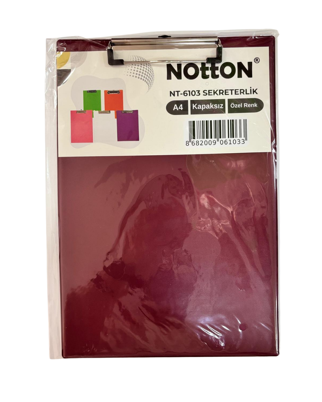 Notton Sekreterlik A4 Kapaksız Pastel Özel Renkler NT-6103 Mürdüm