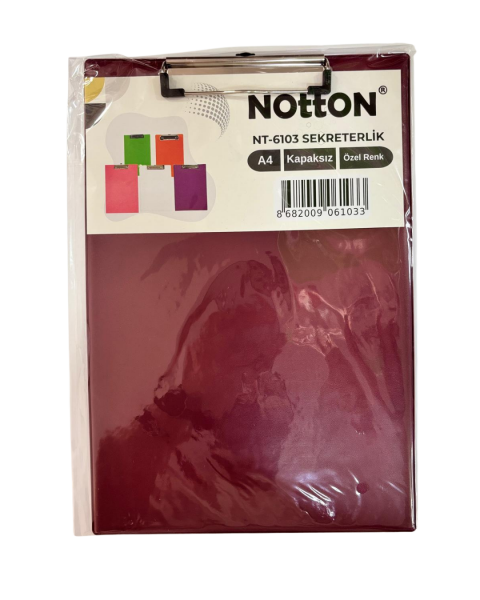 Notton Sekreterlik A4 Kapaksız Pastel Özel Renkler NT-6103 Mürdüm