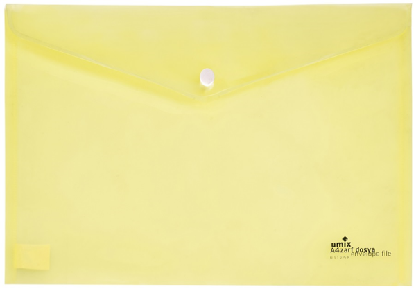 Umix Çıtçıtlı Dosya Eco Sarı U1120P