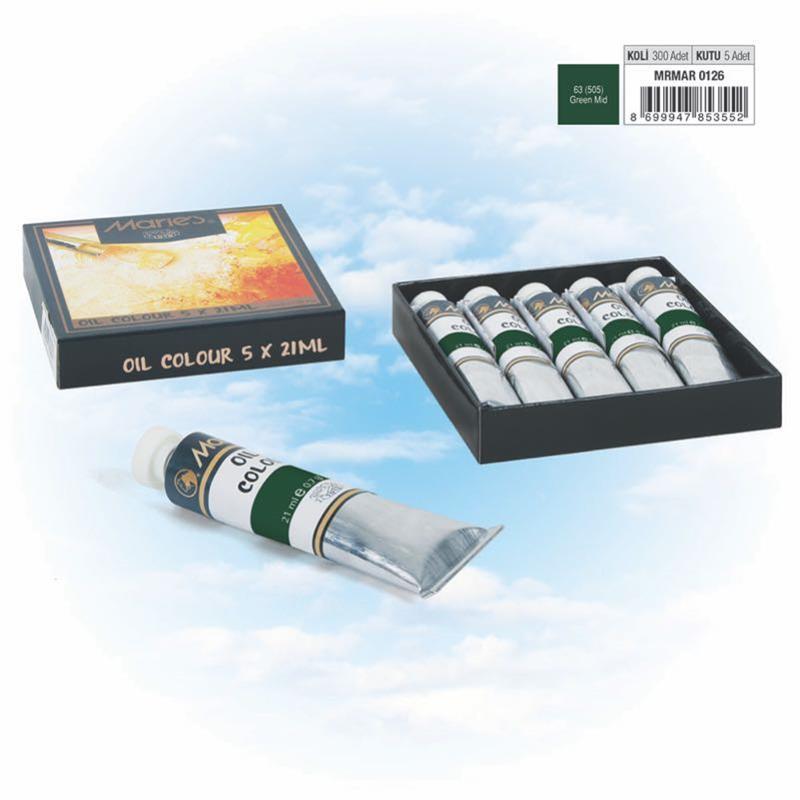 Maries Yağlı Boya 21ml E75 Green Mid 63(505)