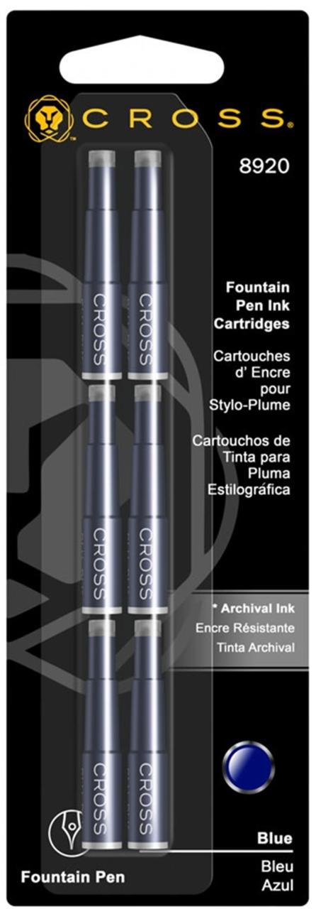 Cross Dolmakalem Kartuşu Mavi 6 Lı 8920D