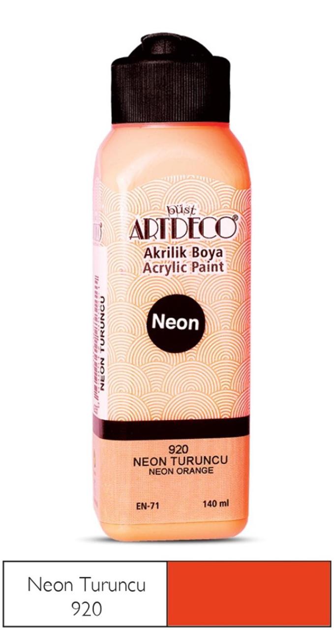 Artdeco Akrilik Boya 140 Ml Neon Turunc Y-070R-920