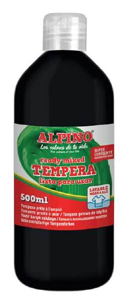 Alpino Suluboya 500ml Tempera Siyah DM-010183