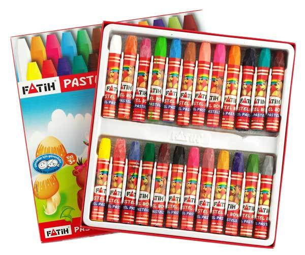 Fatih Pastel Boya 24 Renk King Size Kutulu 50340