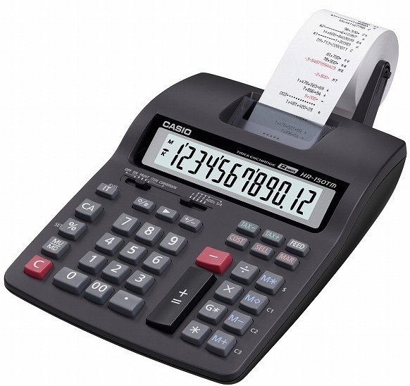 Casio Hesap Makinesi Şeritli HR-150RC 12 Hane