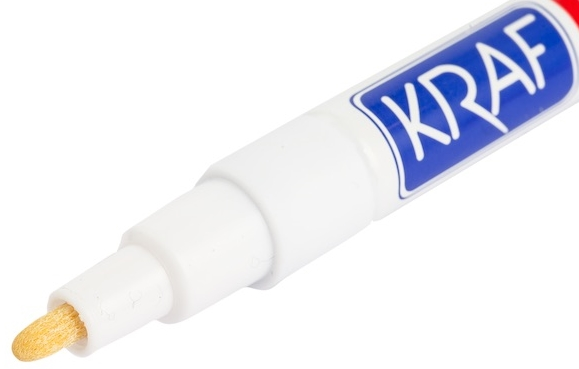 Kraf Paint Markör Kalem 810 Beyaz
