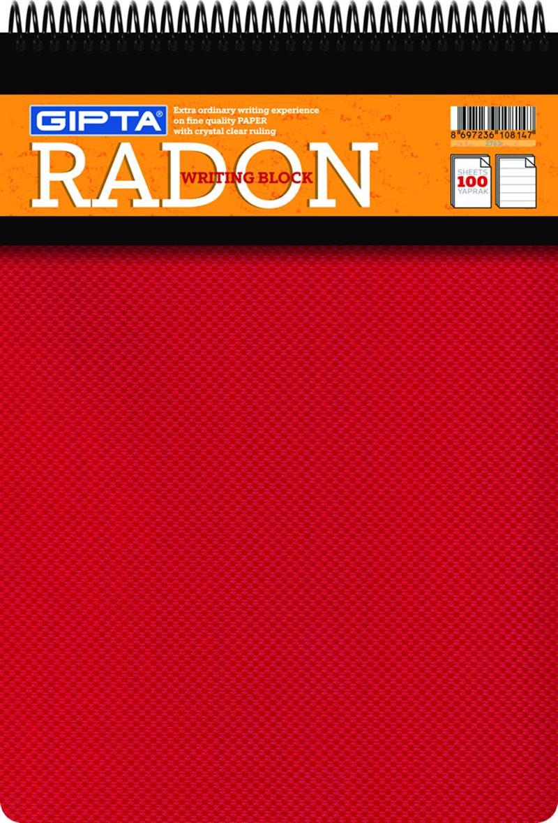 Gıpta Bloknot Radon A4 Spr. Pp 100 Yp Çizgili  2763