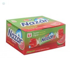 Nazar Karpuz Aromalı Sakız Tek Paket 100\'Lü