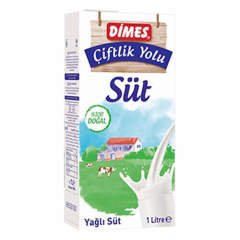 Dimes Yarım Yağlı Süt 1000Ml