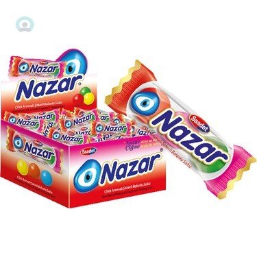 Nazar Çilek Aromalı Balonlu Sakız 100'Lü