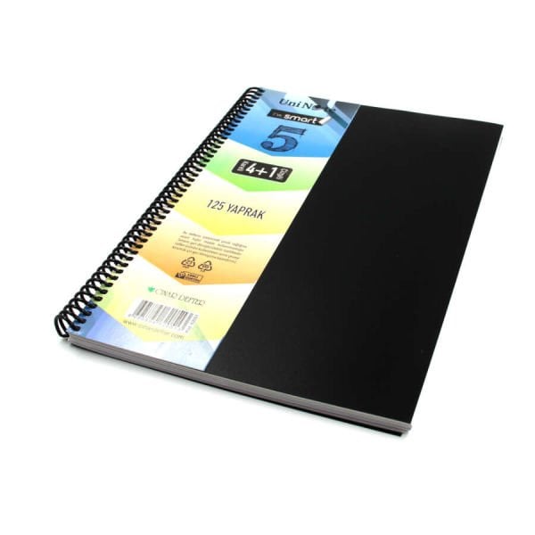 Çınar A4 125 Yaprak Spiralli Ayraçlı Defter 4 Kar.+ 1 Çiz.