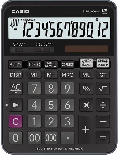 Casio Hesap Makinesi Masaüstü Dj-120D Plus