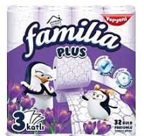 Familia Plus Parfümlü 3 Katlı 32'li Tuvalet Kağıdı