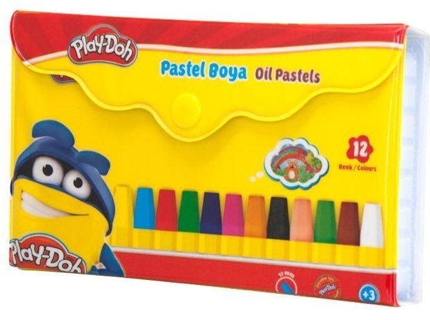 Play-Doh Pastel Boya Çantalı 12 Renk PLAY-PA005