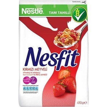 Nesfit Kırmızı Meyveli Gevrek 400Gr.