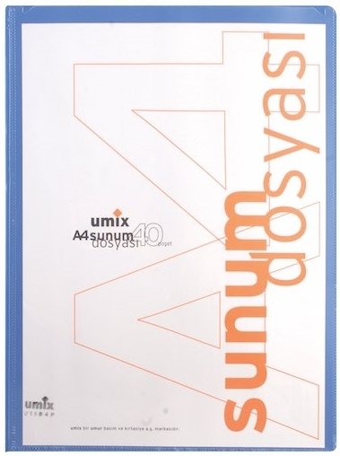 Umıx Sunum Dosyası Standart 40 Lı Mavi U1104P