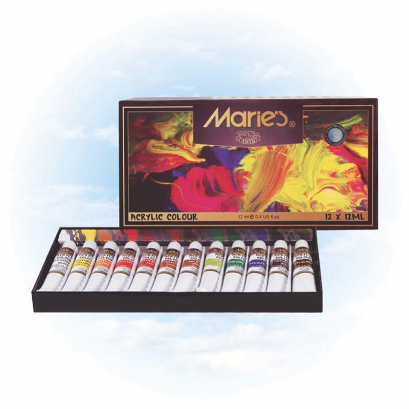Marıes Akrilik Boya 12Ml 812B 12Li Mrmar0017