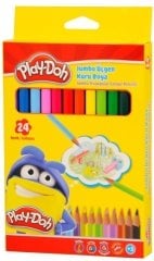 Play-Doh Kuruboya Oluklu Jumbo Üçgen 24 Renk Ku021