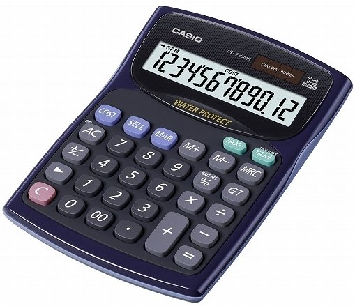 Casiı Hesap Makinesi Masaüstü WD-220MS 12 Hane