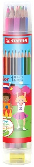 Stabılo Kuruboya 12 Li Plastik Tüp 1212/77-Pt