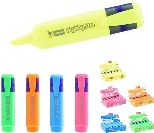 Mikro Fosforlu Kalem 701Y Yeşil