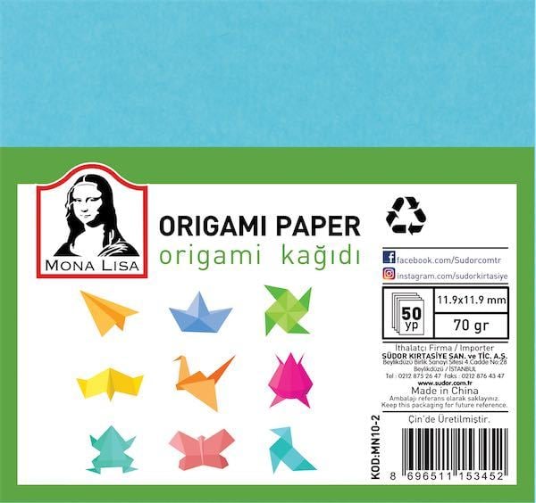 Südor Origami Kağıdı 11.9X11.9