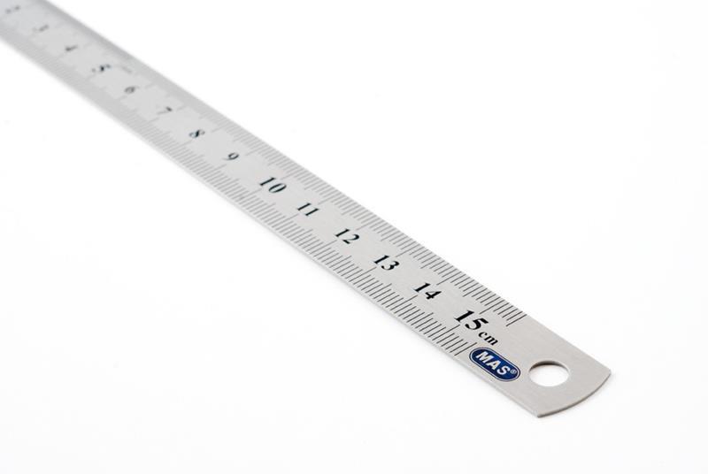 Mas Cetvel Çelik 15 cm 2328