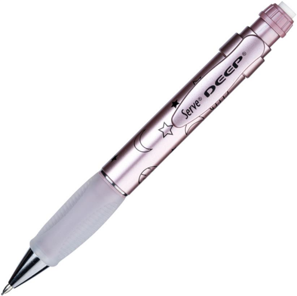 Serve Deep Versatil Kalem 0.7 Metalik Uzay Tema Roze