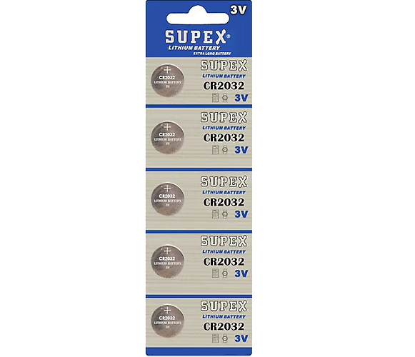 Supex Cr2032 3V Lityum 5Li Blister Pil