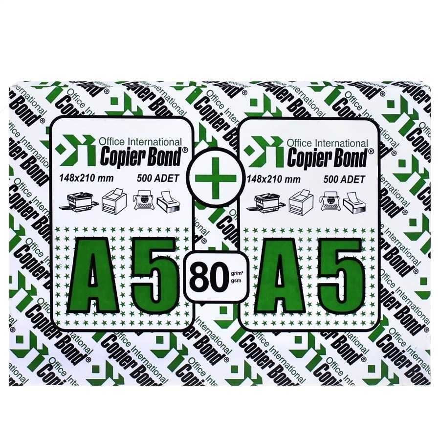 Vege Copier Bond 80Gr.Fotokopi Kağıdı A/5 1000 Li Paket